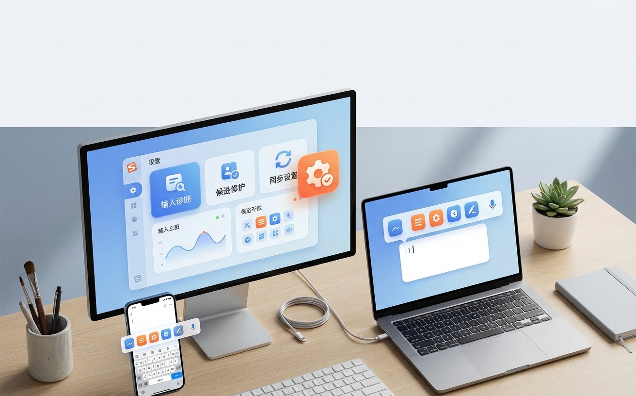 搜狗输入法故障排查界面示意图